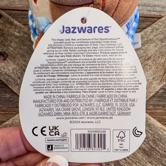 NWT - 2024 Dorothy, The Wizard of Oz, Squishmallow Plush Toy, 6.5” - Picture 8 of 10